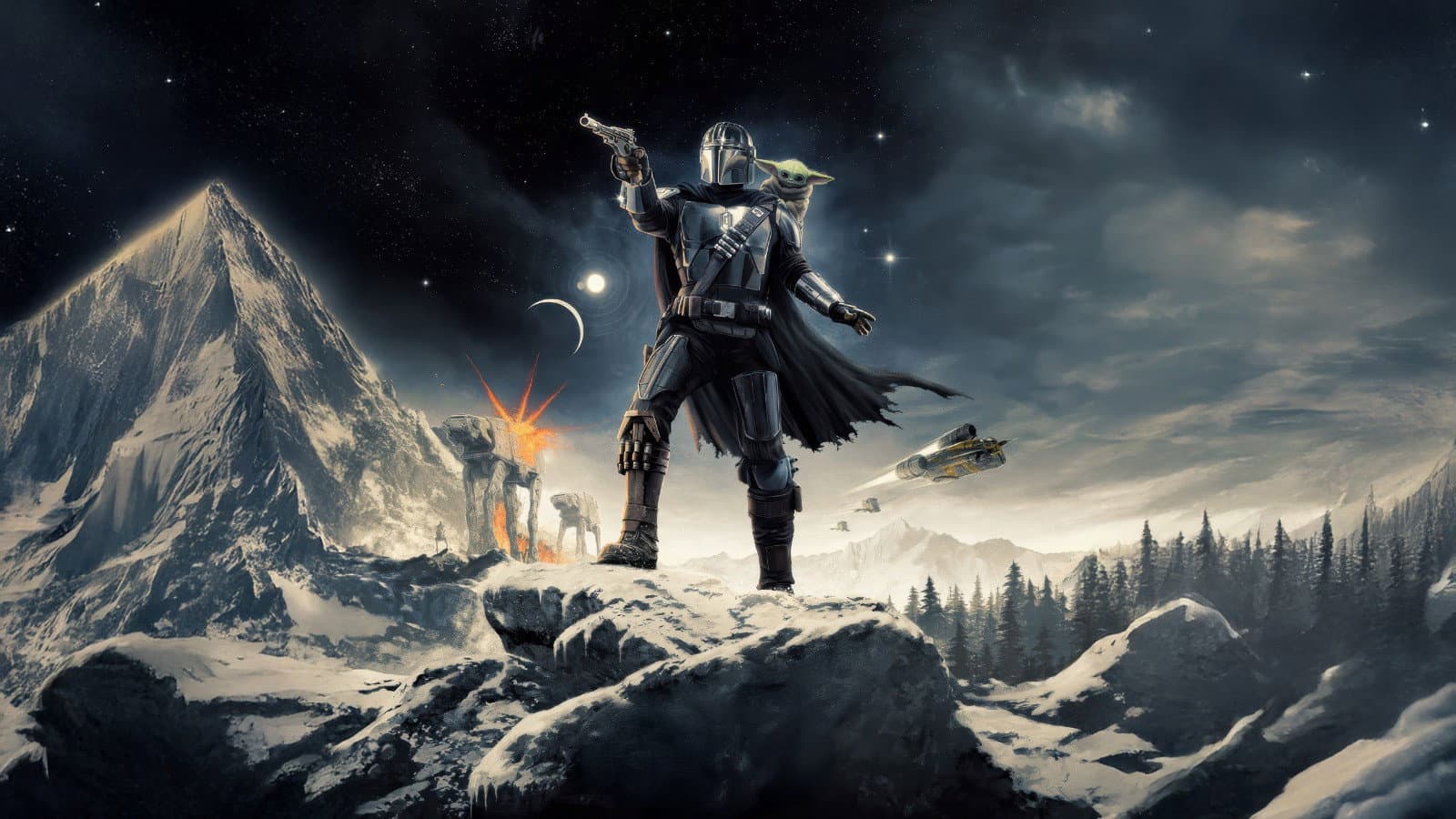 Backdrop for The Mandalorian and Grogu
