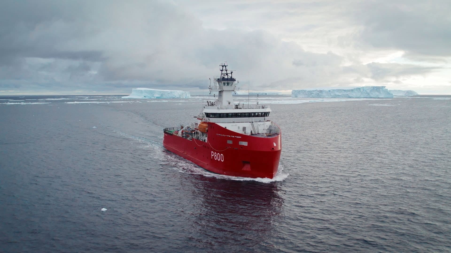 Backdrop for Antarctica, a legacy mission