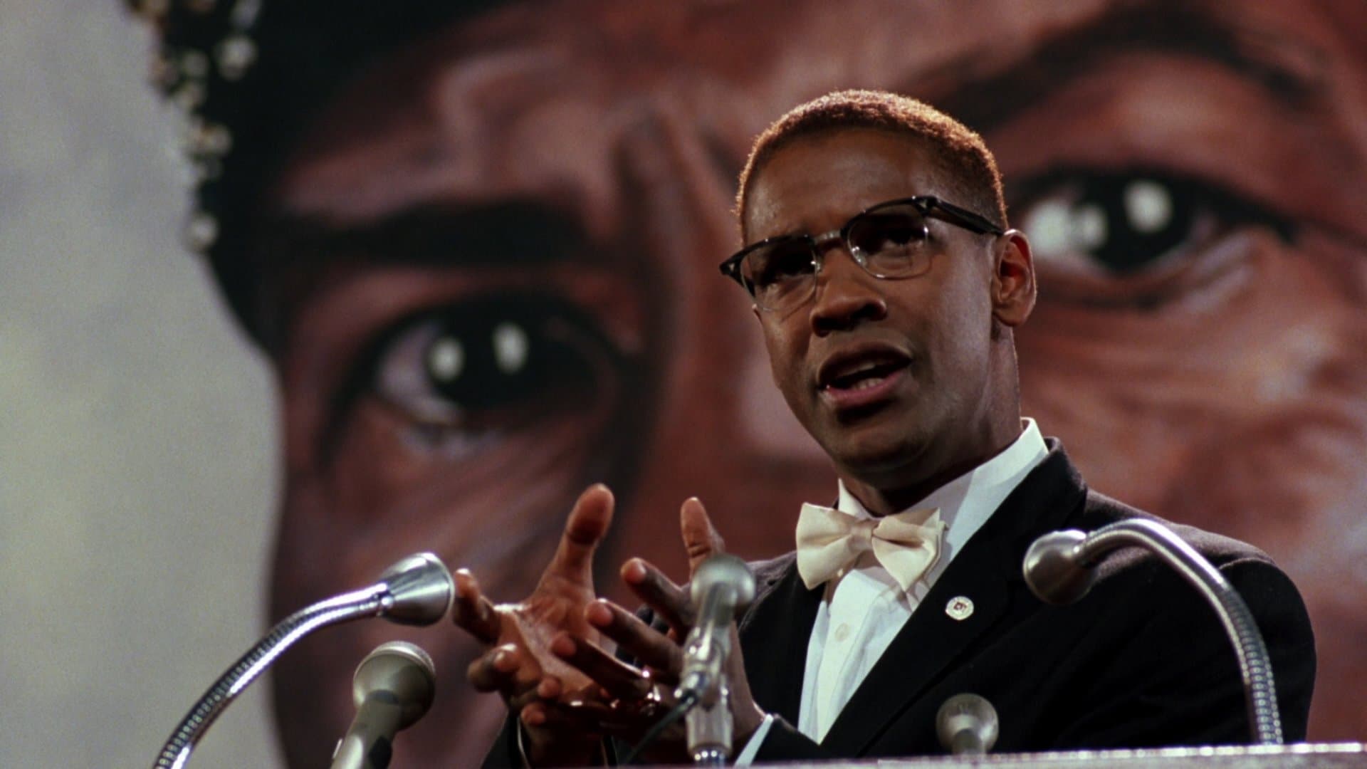 Backdrop for Malcolm X