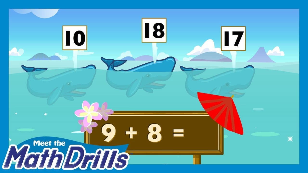 Backdrop for Meet the Math Drills - Addition