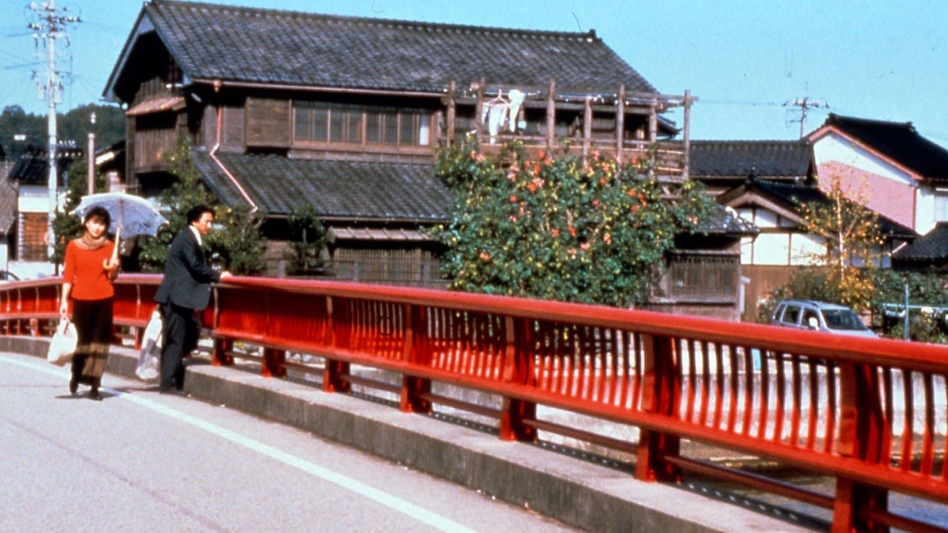 Backdrop for Warm Water Under a Red Bridge