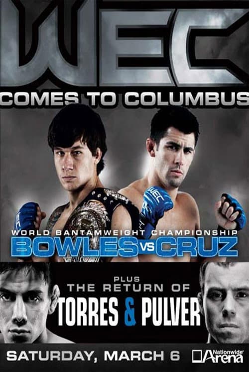 Poster for WEC 47: Bowles vs. Cruz