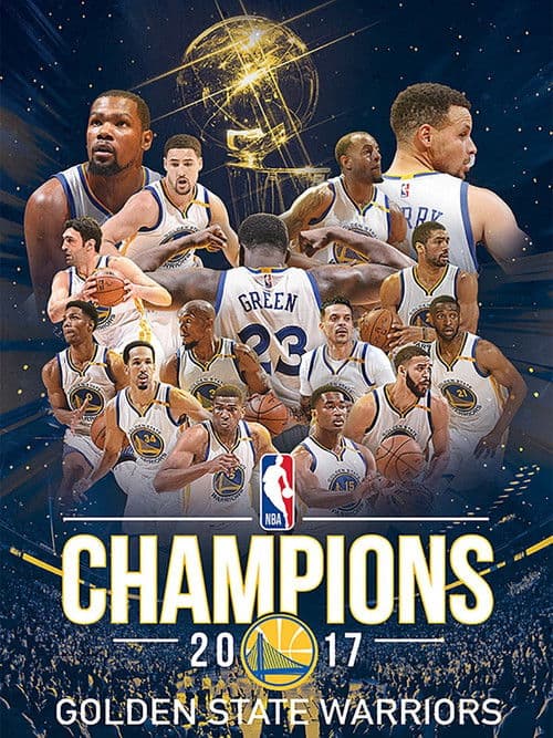 Poster for 2017 NBA Champions: Golden State Warriors