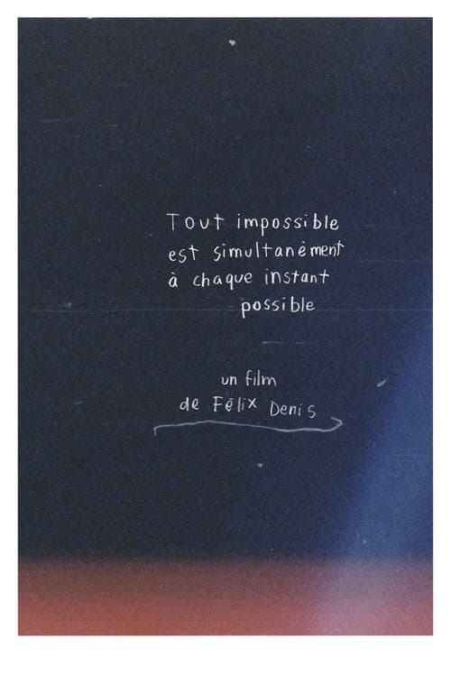 Poster for Tout impossible est simultanément à chaque instant possible