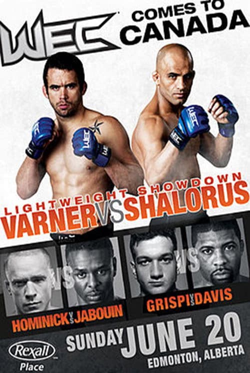 Poster for WEC 49: Varner vs. Shalorus