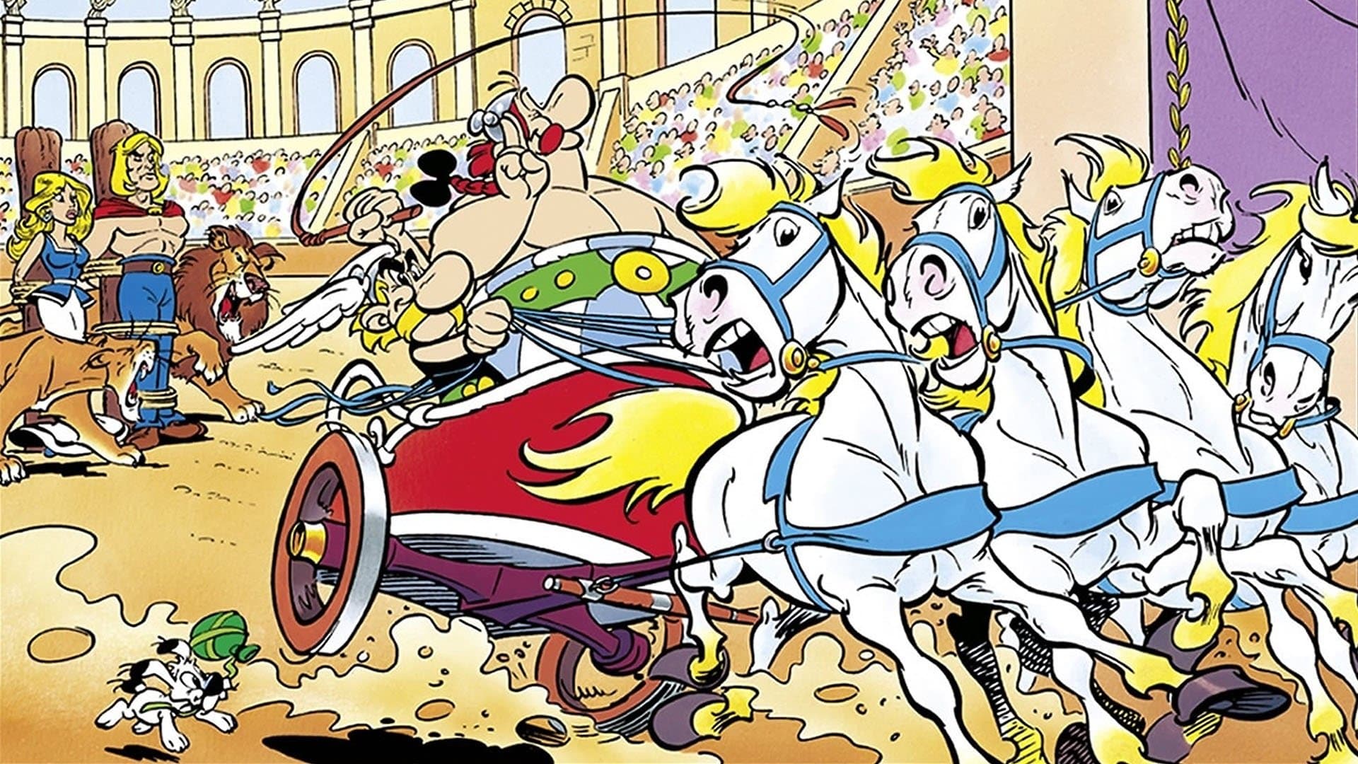 Backdrop for Asterix vs. Caesar